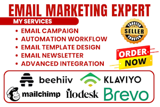 design editable html email templates on brevo beehiiv flodesk mailchimp klaviyo