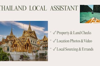 run errands take photos and verify locations in thailand
