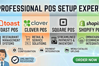 do toast pos setup clover square pos and shopify pos expert