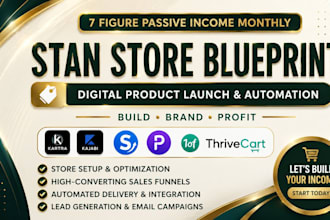 sales funnel payhip website stan store setup landing page gumroad facebook ads