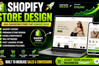 design shopify store website that drives sales and growth