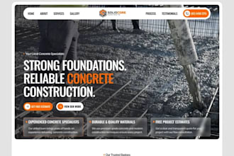 luxury construction company website remodeling government contractor website