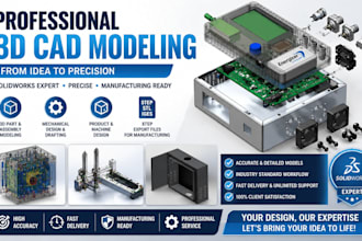 design plastic enclosure pcb enclosure and electronic housing cad model