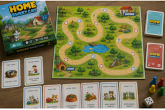 design board game, card game and tabletop game prototypes