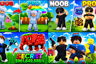 create roblox gfx thumbnails, banners, and profile pictures