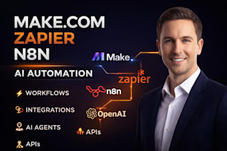 be your make com, zapier, n8n ai automation expert