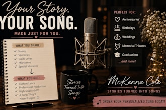 turn your story into a personalized custom song