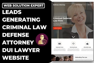 design dui lawyer lemon law criminal defense attorney leads website
