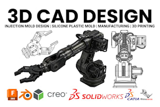 injection cad mold design silicon plastic mold for manufacturing stl 3d printing