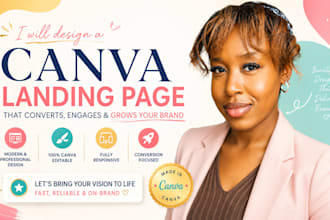 create canva websites canva templates canva portfolio canva landing page