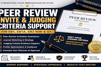 do peer review invite judging criteria for eb1 eb2 niw requirement