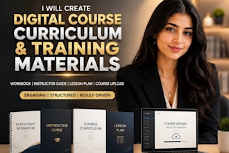 create digital course curriculum learning modules kdp workbook instructor guide
