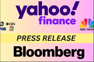 publish press release, article, guest post in yahoo finance ,yahoo finance