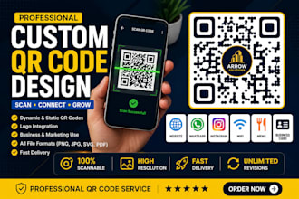 create professional custom qr code design for business and marketing
