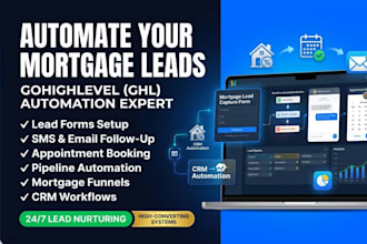 automate mortgage lead forms, follow up, and appointment booking in ghl
