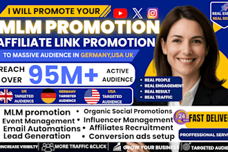 promote your MLM business, network marketing, and generate quality leads
