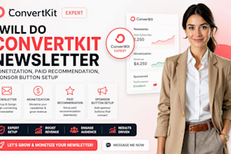 do convertkit newsletter monetization paid recommendation sponsor button setup