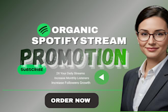 do spotify promotion, spotify stream promotion grow streams, followers and saves