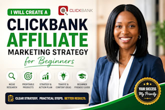 create a clickbank affiliate marketing strategy for beginner
