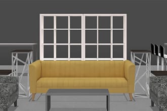 create 3d furniture models optimized for glb and product configurator