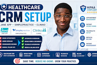 setup jane app simplepractice cliniko healthcare CRM manage patient intake forms