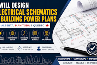 design electrical schematics and building power in alberta manitoba quebec