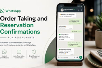 automate whatsapp order taking and reservation confirmations for restaurants