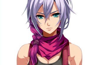 make design visual novel anime character