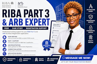 write your riba part 3 or arb architect registration application