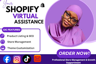 be your shopify virtual assistant