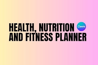 design meal planner and health service