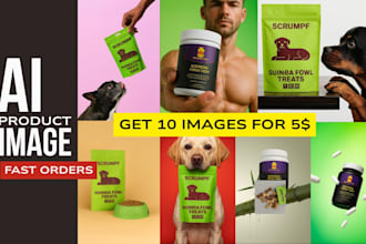 generate ai product image, photo editing, shopify  listing images