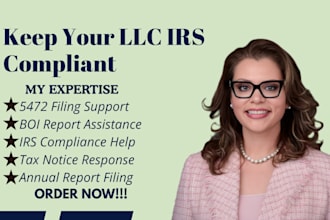file form 5472 boi report and keep your llc irs compliant