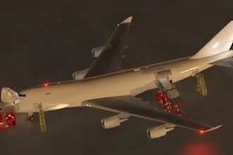create simulator ready aircraft models with pbr texture for msfs 2024 and xplane
