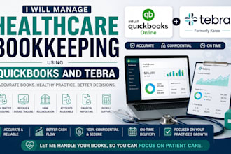 manage healthcare bookkeeping using quickbooks and tebra
