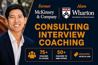 use my experience as a mckinsey consultant to help you ace consulting interviews