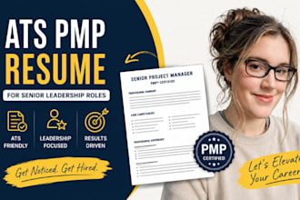 write ats pmp resume for project managers seeking senior leadership roles