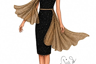 design custom silhouette artwork for any purpose