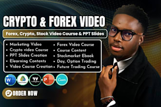 create forex, crypto trading video course, ai trading video, forex course, ebook