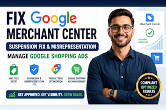 fix google merchant center misrepresentation fix gmc suspension shopping ads