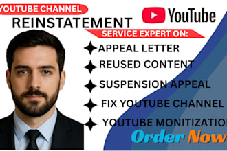 recover and reinstate your suspended or terminated youtube channel