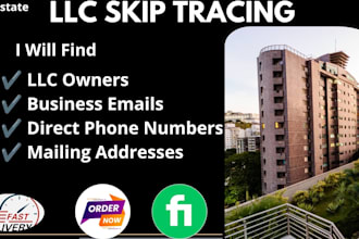 do llc skip tracing and find owner contact information