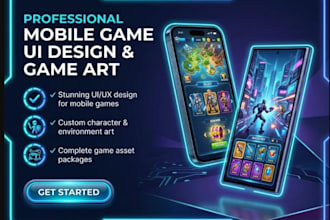 do mobile game UI,UX design