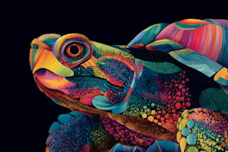 create a high quality animal pop art and portrait art for you