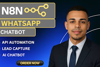 build n8n automation with whatsapp chatbot integration