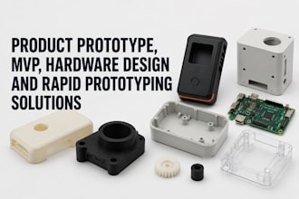 develop product prototype, mvp, hardware design and rapid prototyping solutions