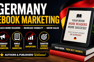 do germany ebook marketing, amazon KDP promotion, germany kindle book promotion