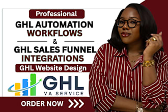 setup gohighlevel crm automation expert ghl sales funnel landing page web design