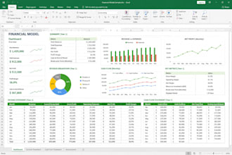 create an excel financial model