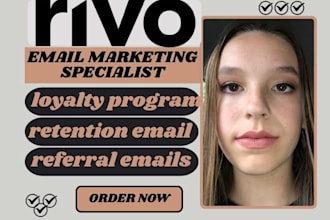 setup rivo loyalty program referral email campaign customer retention email